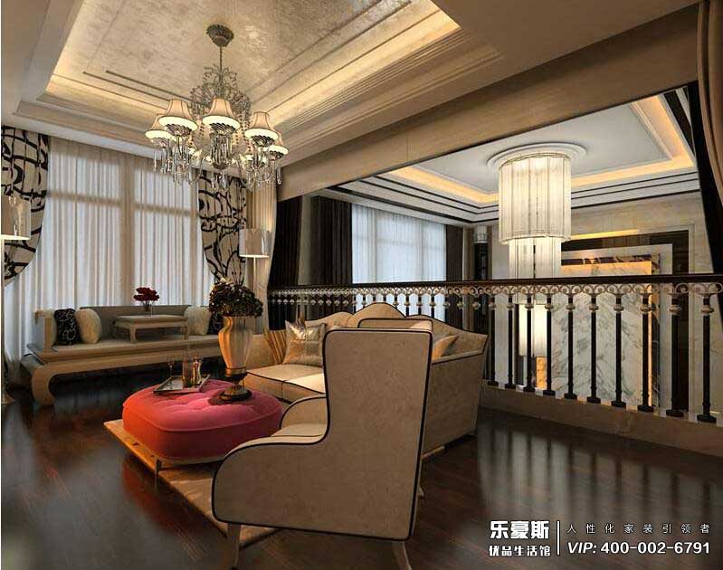 西美金山湖小镇后现代风格别墅装修效果图