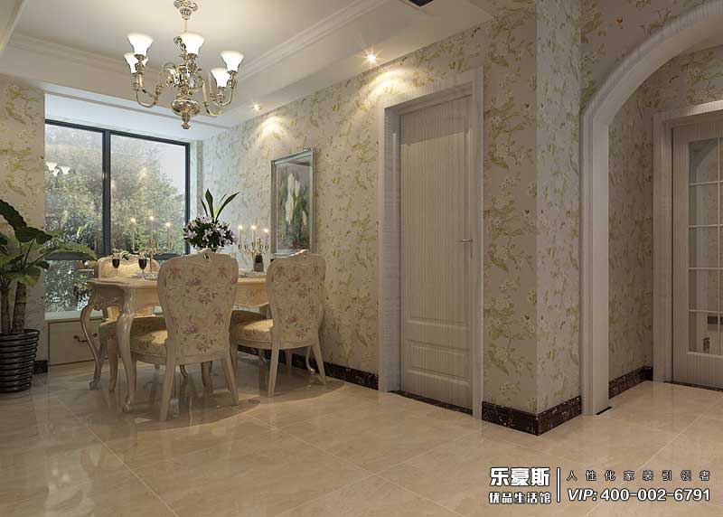 星河御城155平米美式风格装修效果图