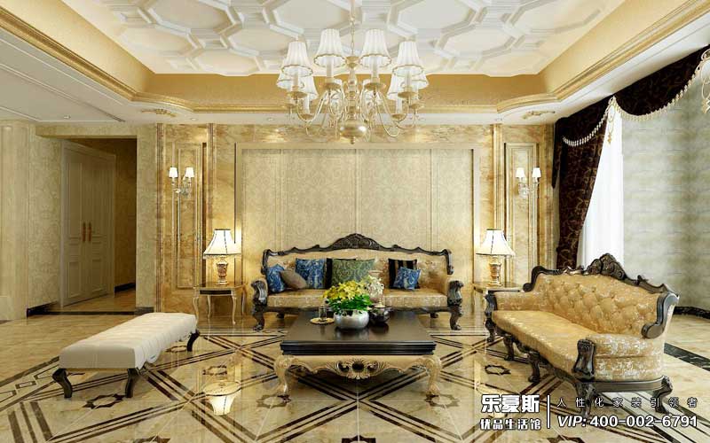 星河盛世350平米法式风格装修效果图