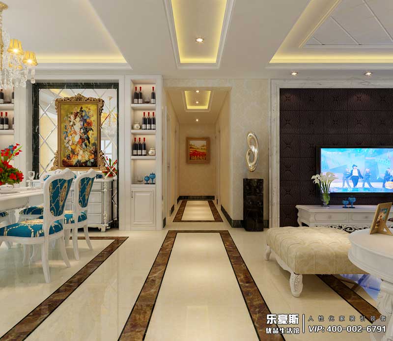 天山国宾一号简欧风格装修效果图