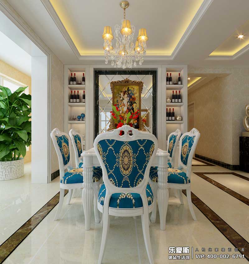 天山国宾一号简欧风格装修效果图