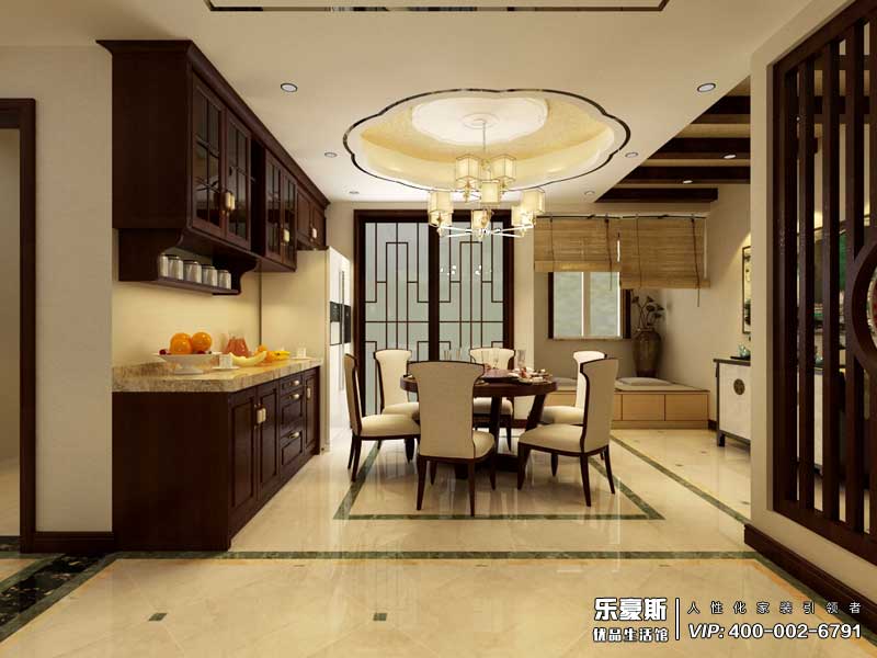 学府名城新中式风格装修效果图