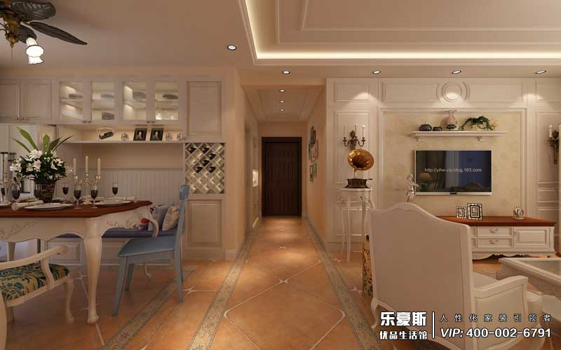 林荫大院美式风格装修效果图