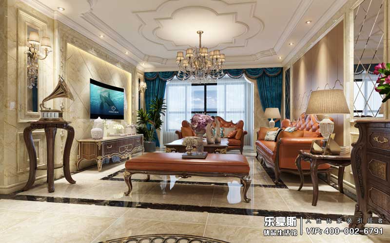 盛紫中央公园欧式风格装修效果图