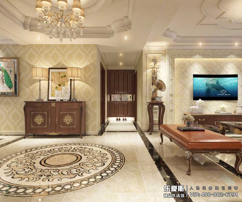 盛紫中央公园欧式风格装修效果图