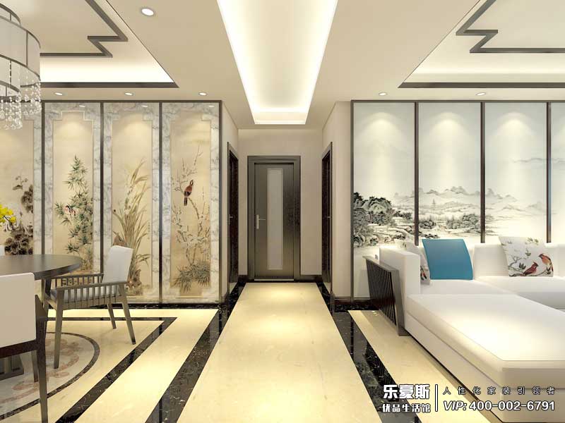 盛世御城新中式风格装修效果图