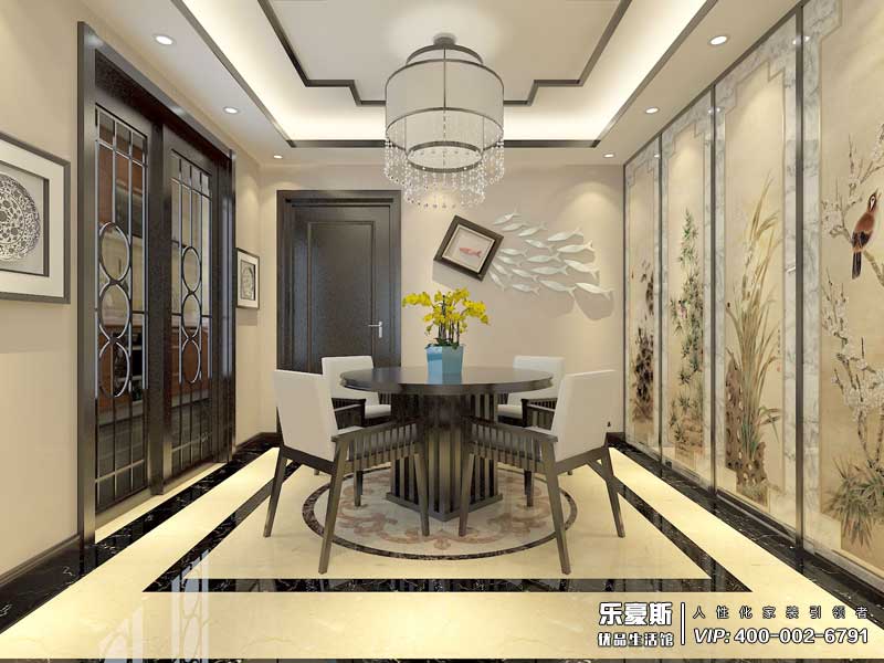 盛世御城新中式风格装修效果图