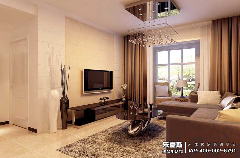 盛紫中央公园现代风格装修效果图