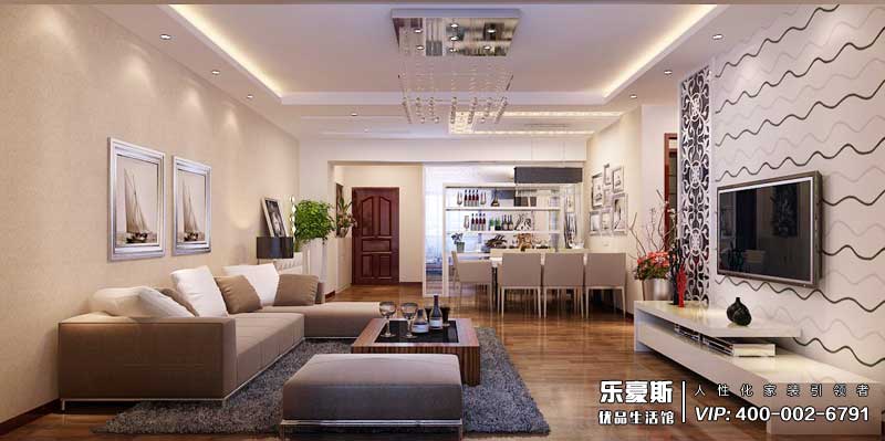 蓝山国际混搭风格装修效果图