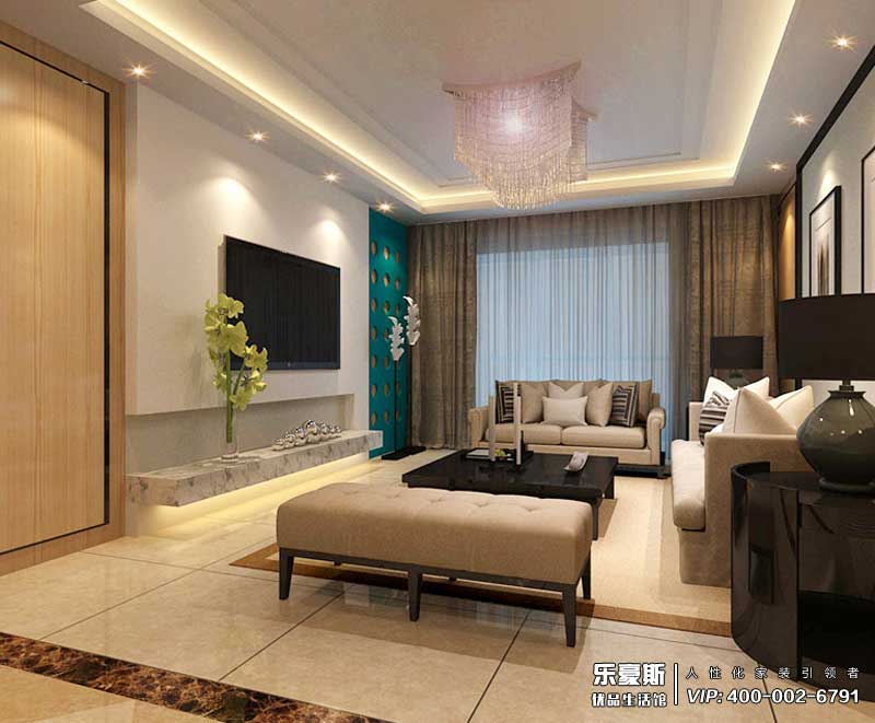 筑源1836现代风格装修效果图