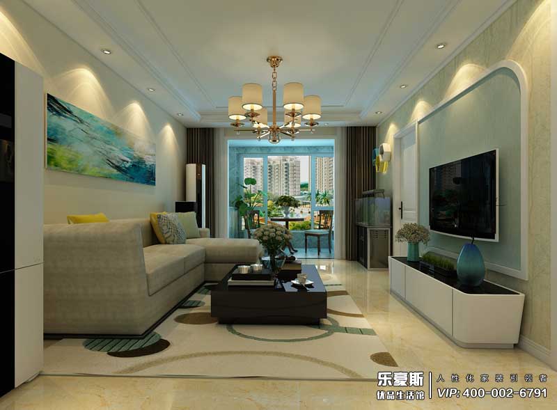 九龙湾现代简约风格装修效果图