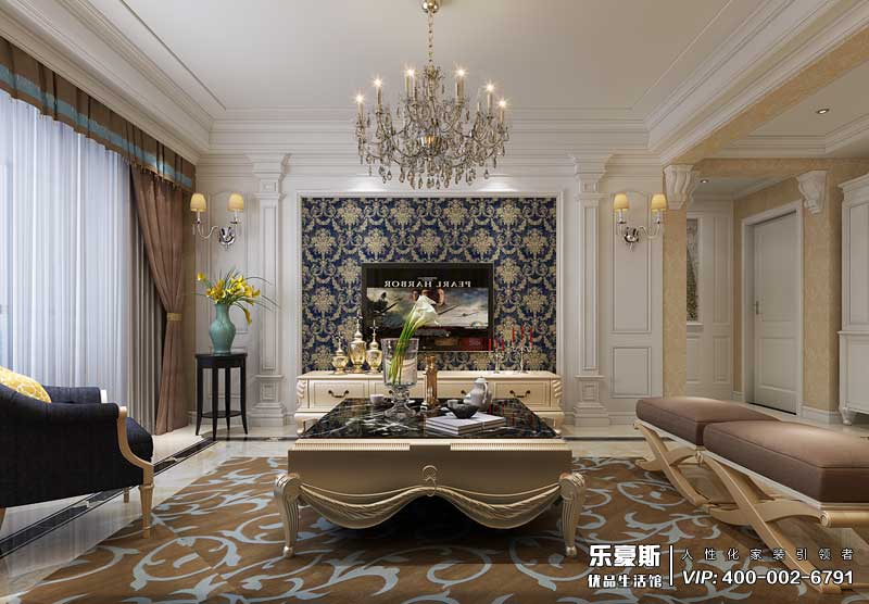 石家庄阳光里欧式风格装修效果图