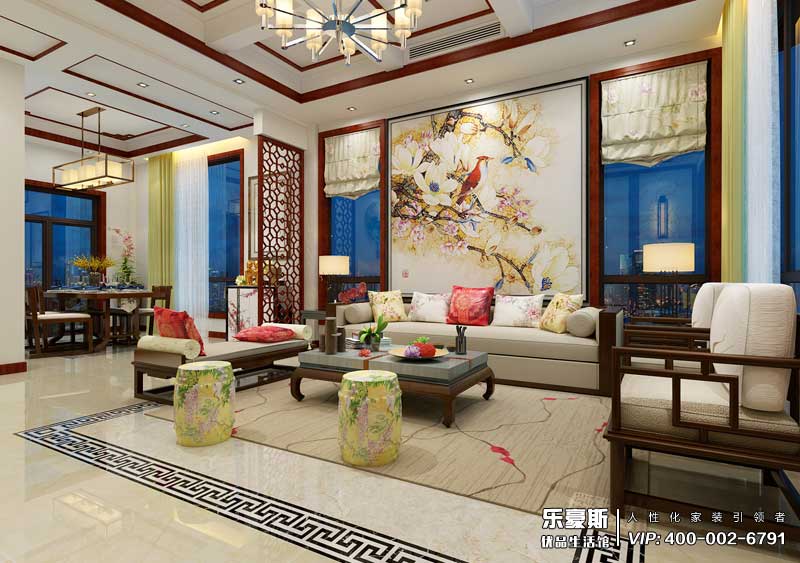 碧桂园208平米新中式风格装修效果图