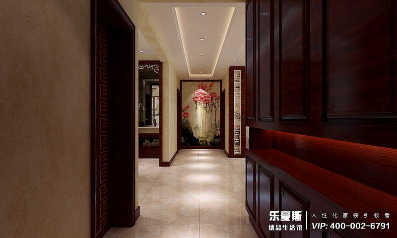铂宫时代中式风格装修效果图