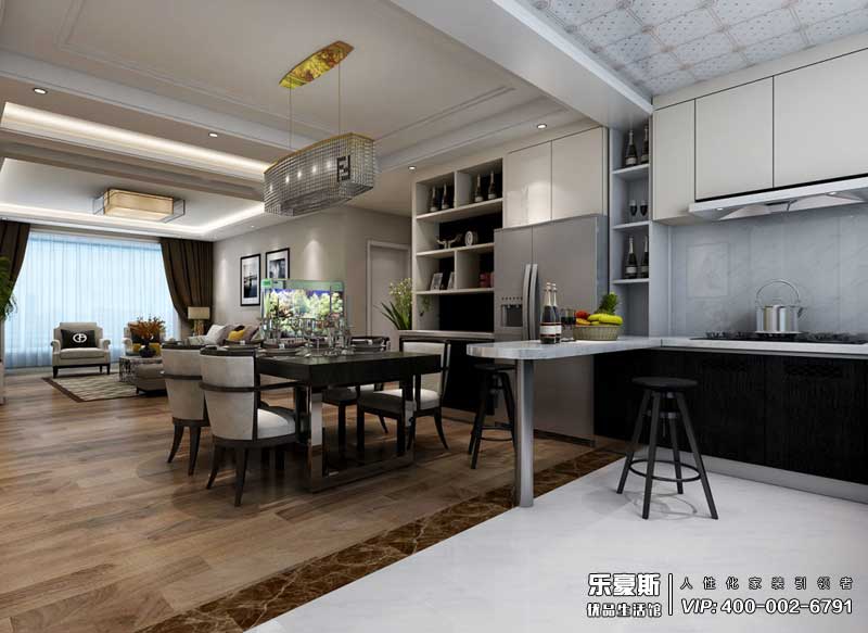 天山熙湖现代简约风格装修效果图