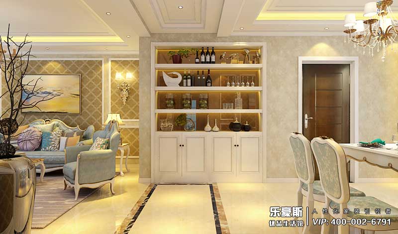 天山熙湖欧式风格装修效果图