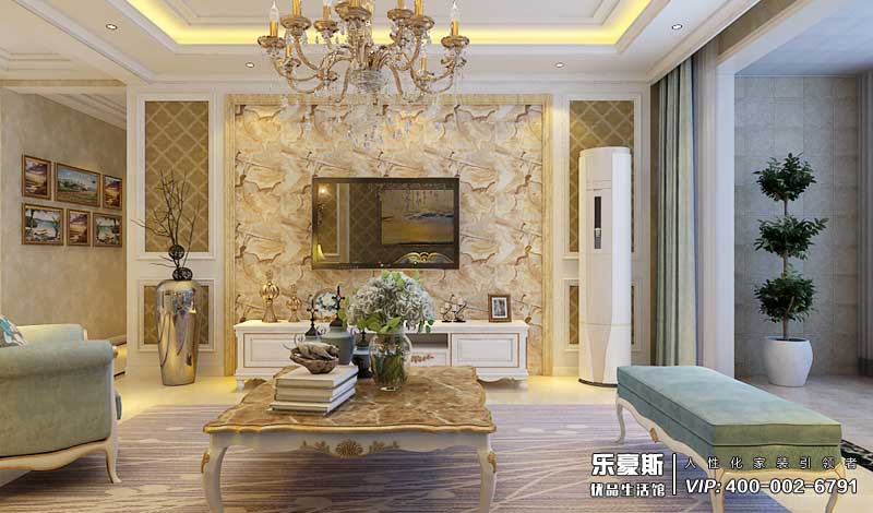 天山熙湖欧式风格装修效果图