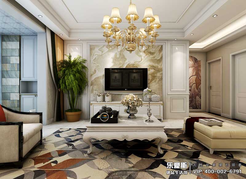 林荫大院简欧风格装修效果图
