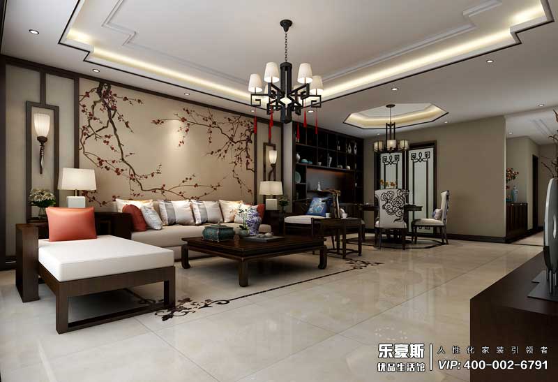 中储七星公馆新中式风格装修效果图