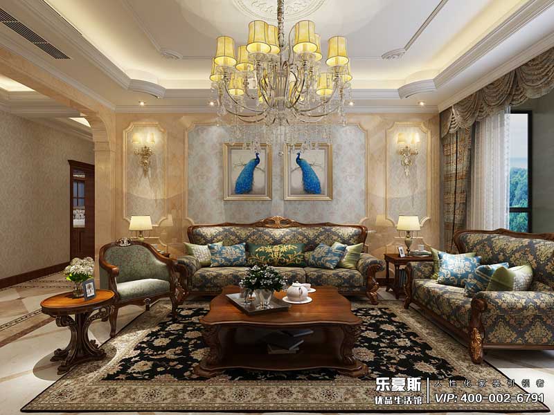 林荫大院美式风格装修效果图