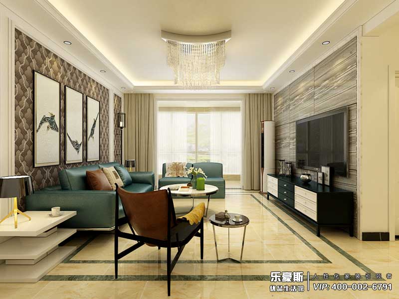 乐嘉名苑227平米跃层装修效果图