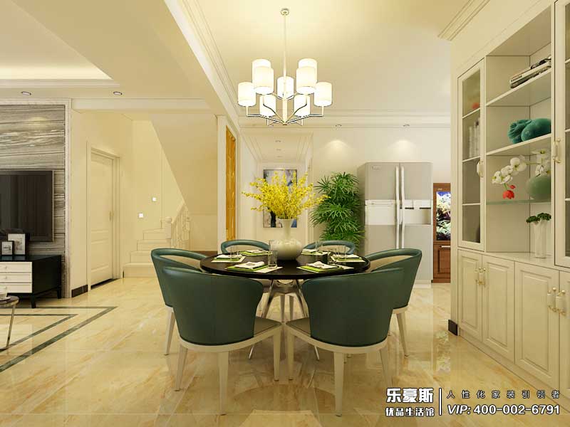 乐嘉名苑227平米跃层装修效果图