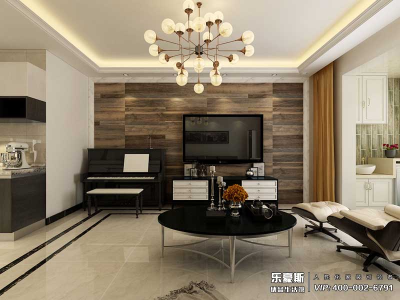 乐嘉名苑227平米跃层装修效果图