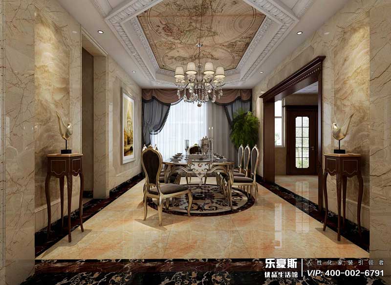 天山九峯175平米港式风格装修效果图