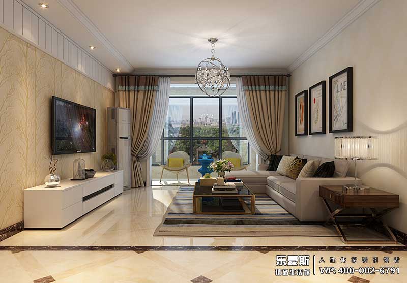学府名城现代风格装修效果图