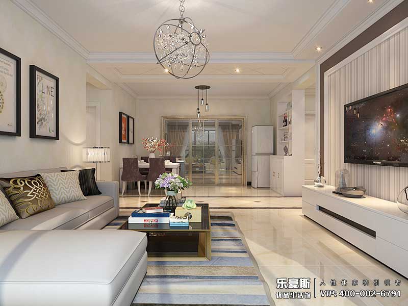 学府名城现代风格装修效果图