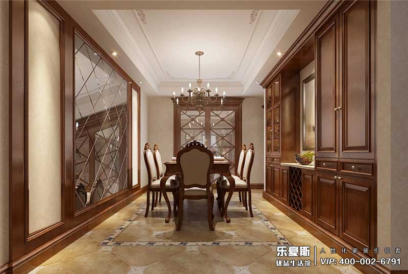 新合作城市广场美式风格装修设计效果图
