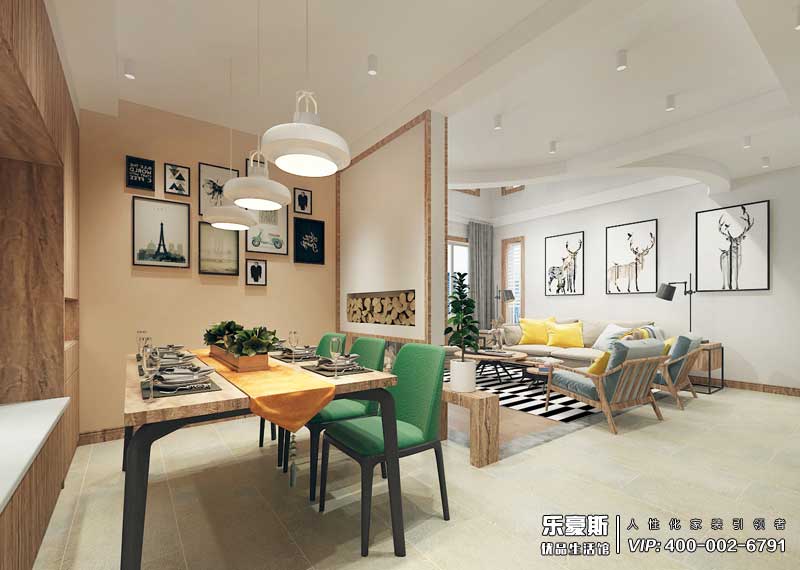 卓达明郡240平米复式装修效果图