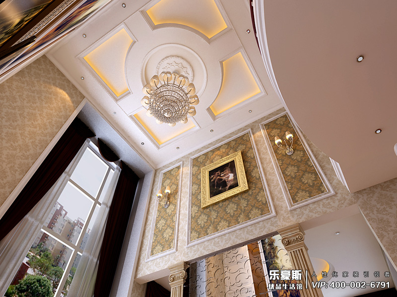 熙园189平米欧式装修效果图