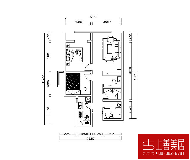 瑞府/89㎡/北欧