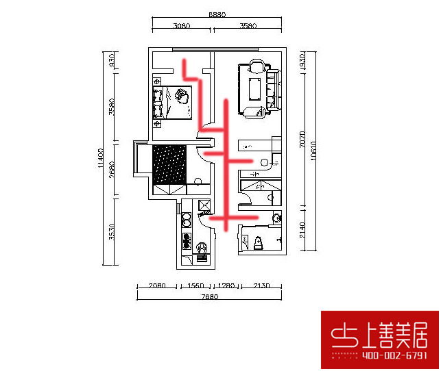瑞府/89㎡/北欧