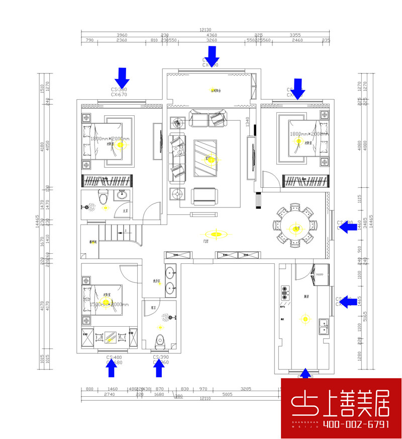 御河上院265平装修案例