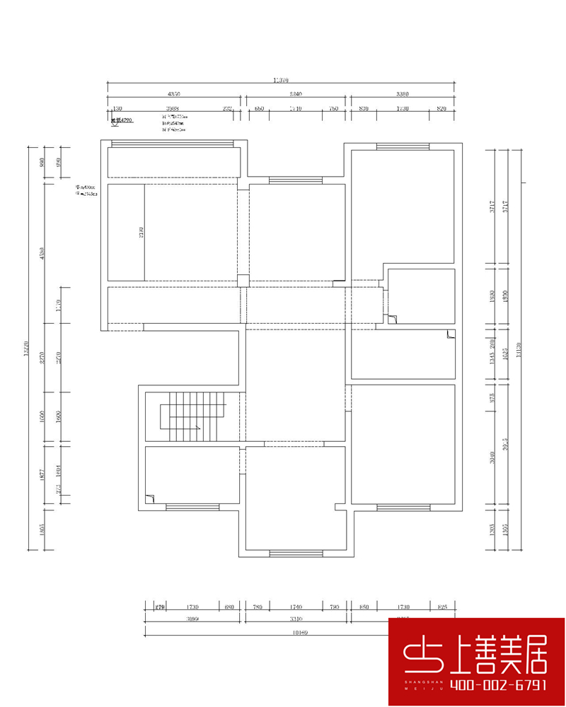 榕园240平北欧风格