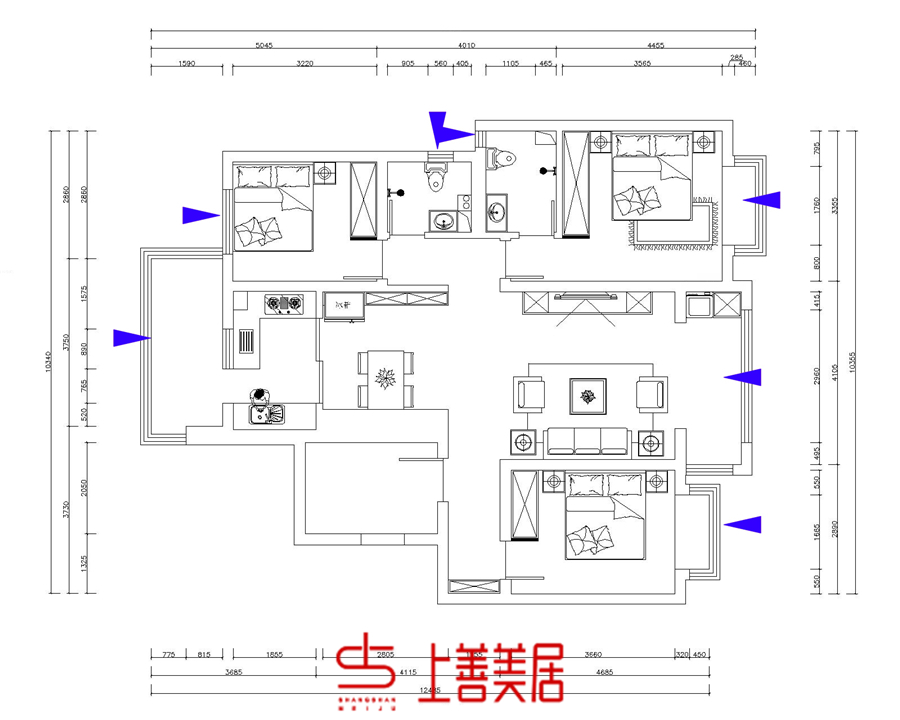 滨河华府/124㎡/现代简约