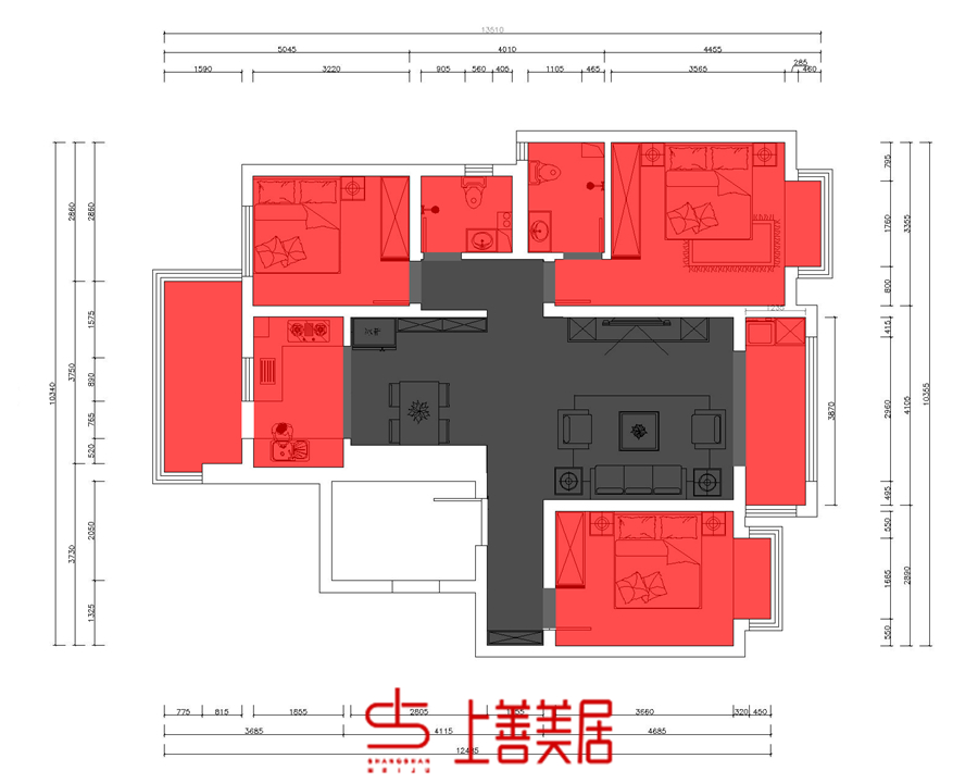 滨河华府/124㎡/现代简约