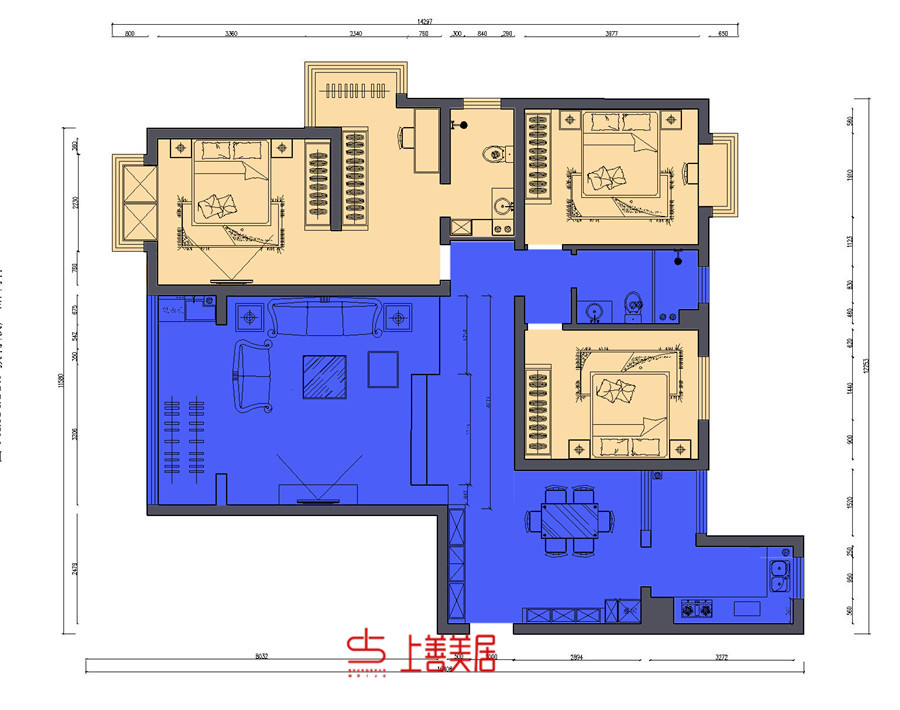 碧溪尊苑/ 150㎡/现代简约