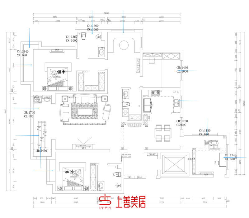 荣盛华府/185㎡/轻奢