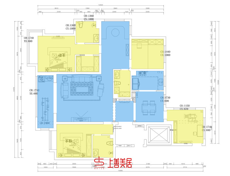 荣盛华府/185㎡/轻奢