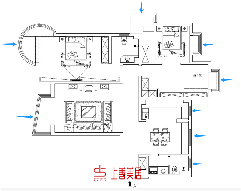 冀兴尊园/150㎡/后现代