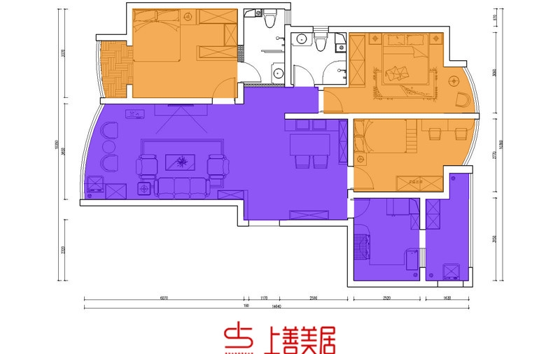 星河御城/130㎡/简美