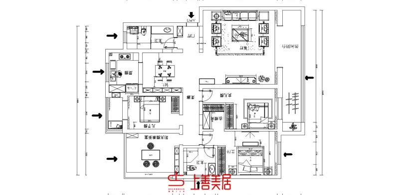 正定阳光花园190㎡新中式