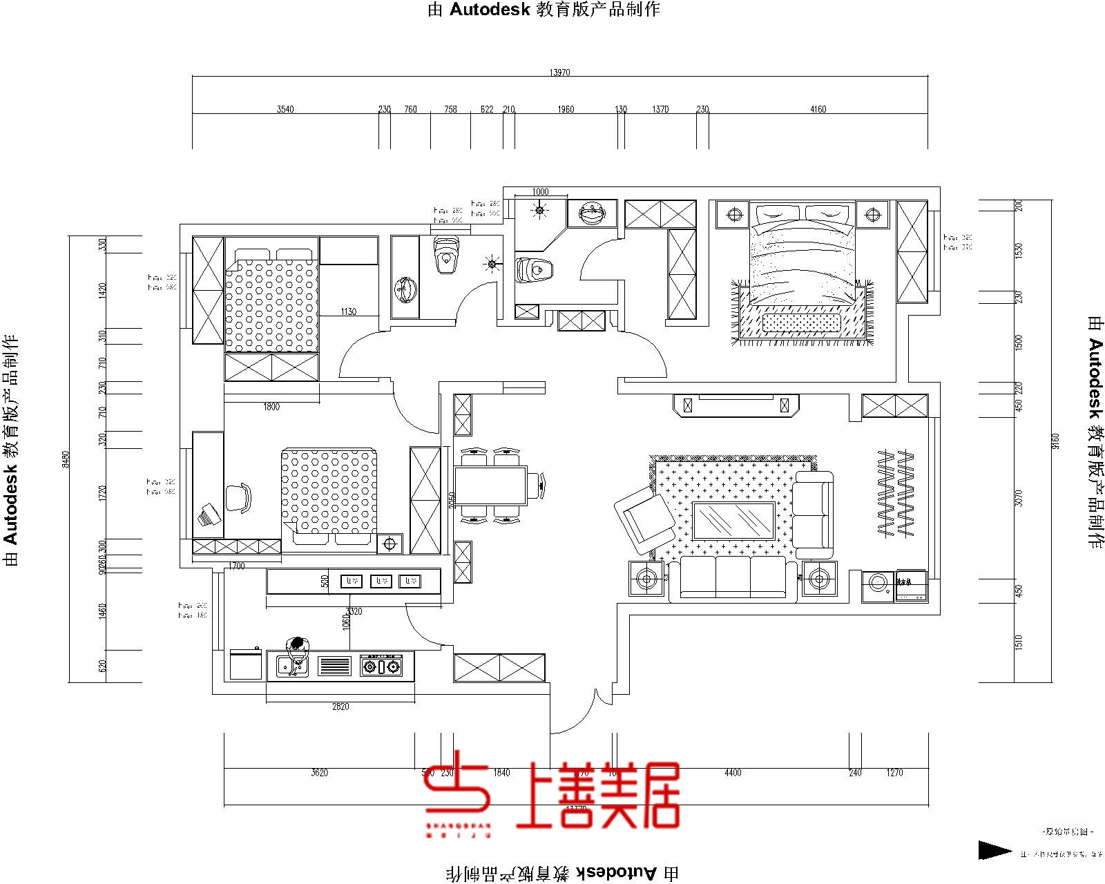 国际城148平美式田园