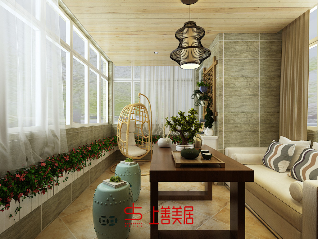 水榭花都128平欧式