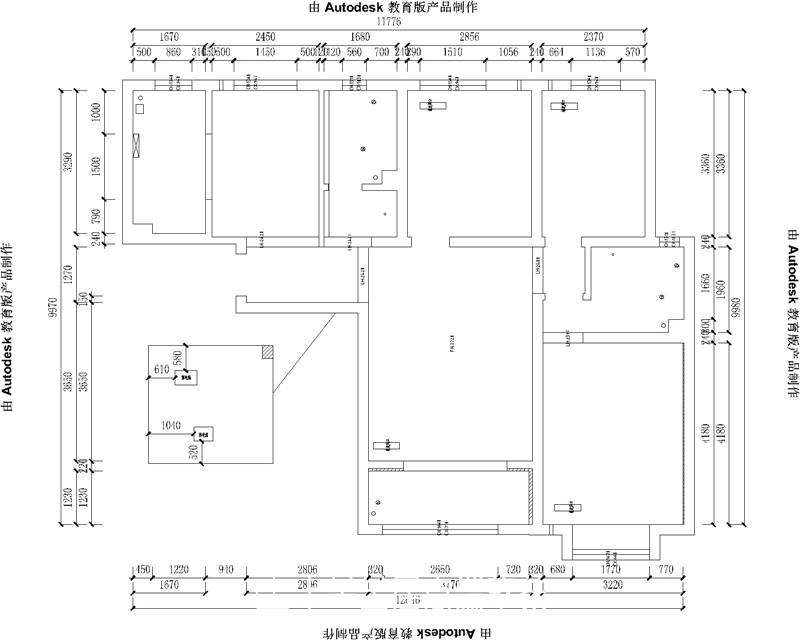 健康城114平中式装修效果图