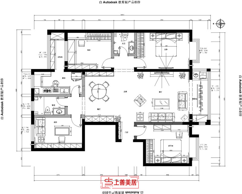 北联二所平面布置图