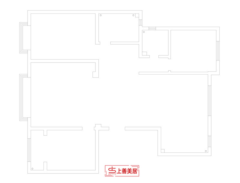 帝王国际160平米新中式效果图